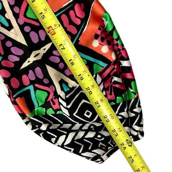 Alexia Admor Wrap Dress Womens M Multicolor Balloon Sleeve Tie Waist Boho Chic - Picture 15 of 16